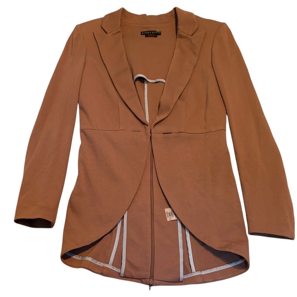 Alice + Olivia Blazer Women Small Long Sleeve Sleeve Tailored Employed Stretch